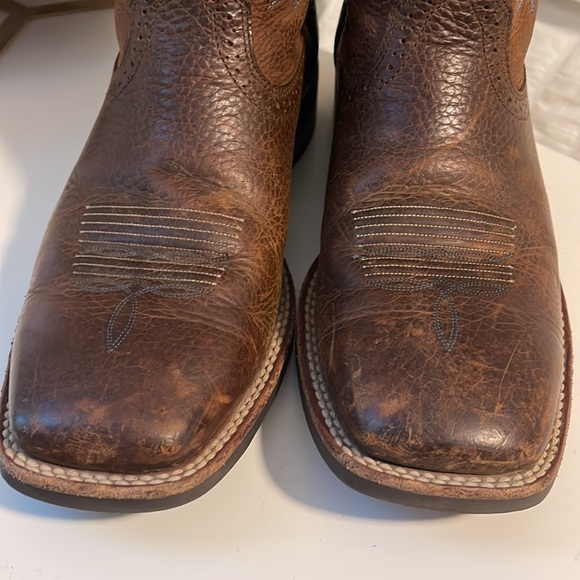 Ariat Men’s QuickDraw Performance Western Boots- Broad Square Toe - Picture 10 of 11